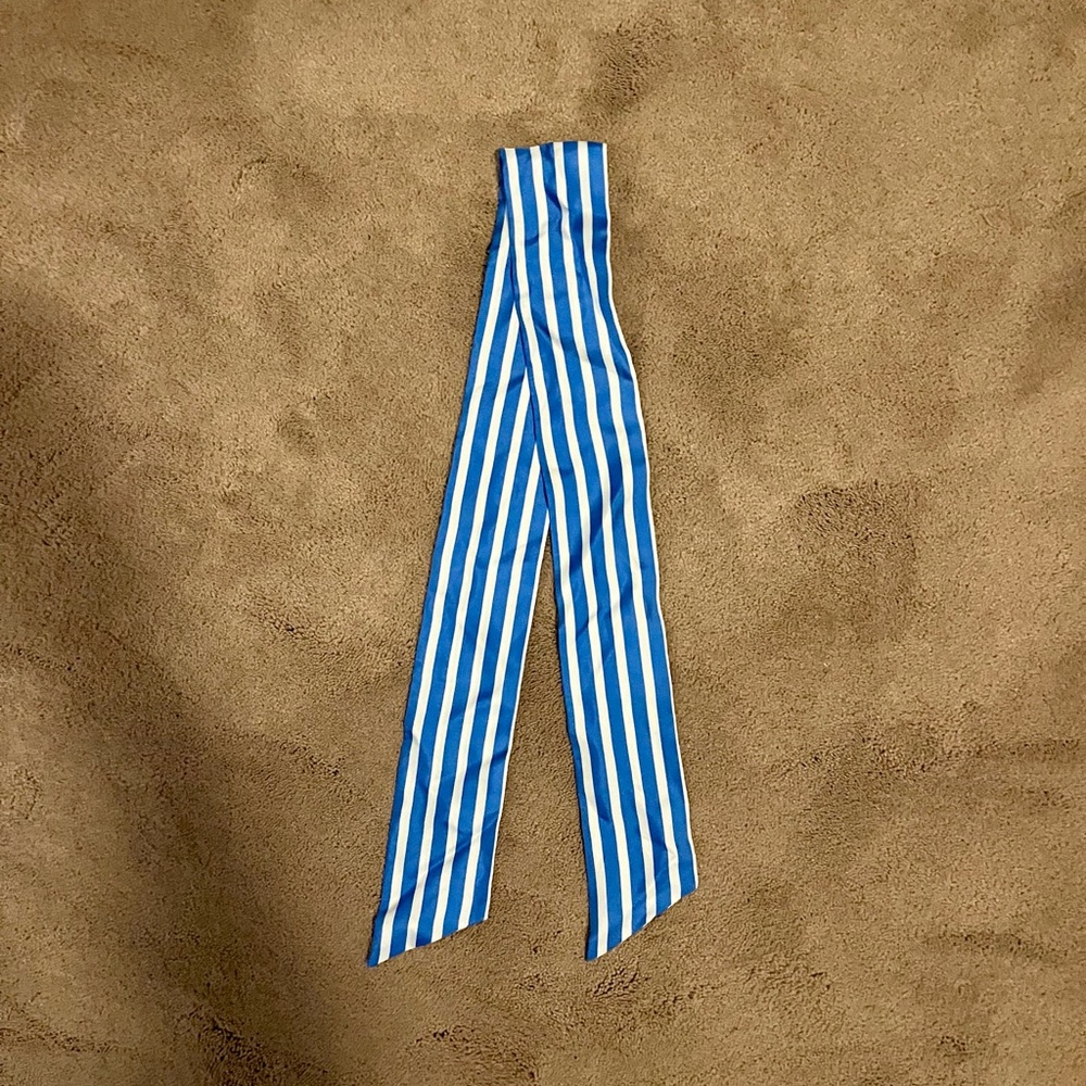 Like new J Crew silk striped ribbon